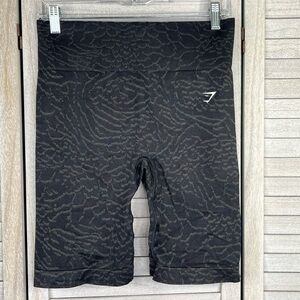 GYMSHARK Adapt Animal Seamless Cycling
Shorts Black/Gray-Large